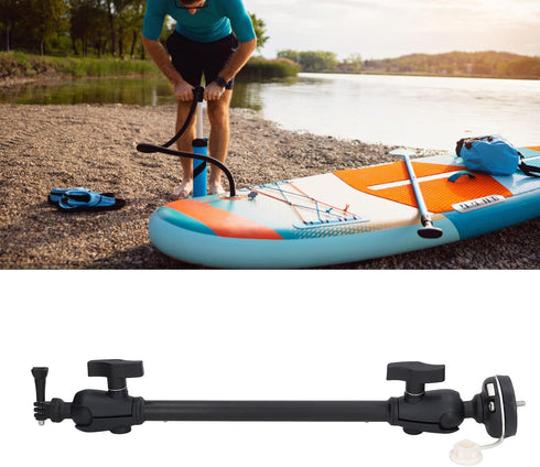 Kayak Camera Mount Kit, Lightweight Adjustable Tight Clamp for Canoes
