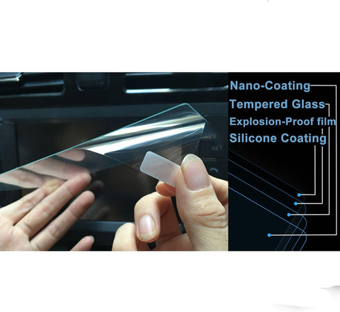 2014-2019 8 Inch, 9H LFOTPP Car Navigation Screen Protector for Highlandre LE Plus XLE Entune Tempered Glass Hardness