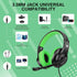 ShinePick Kids Headphones, Over-Ear Gaming Headphones with Microphone and Volume Control for Kids Teens Online School,