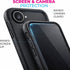 DistinctInk 17 Tough Case for iPhone - Compatible with MagSafe - Tropical Banana Leaves