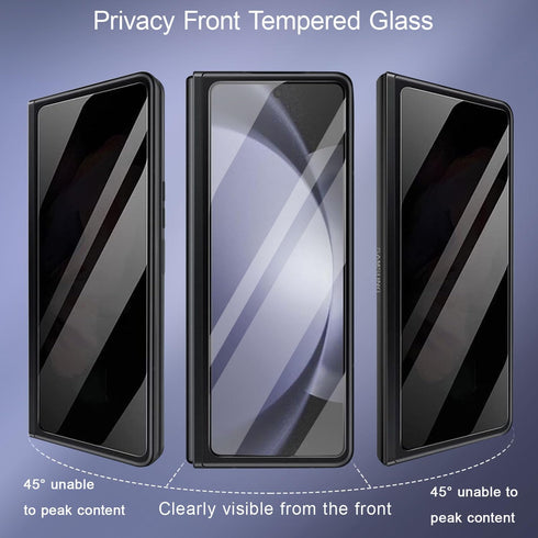 UEEBAI 2 Packs Privacy Screen Protector for Samsung Galaxy Z Fold 6 5G, Anti-Spy, Case Friendly, Easy Installation,