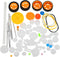 MECCANIXITY Plastic Gears Set Small Motor Package Kit Module 0.5 for DC