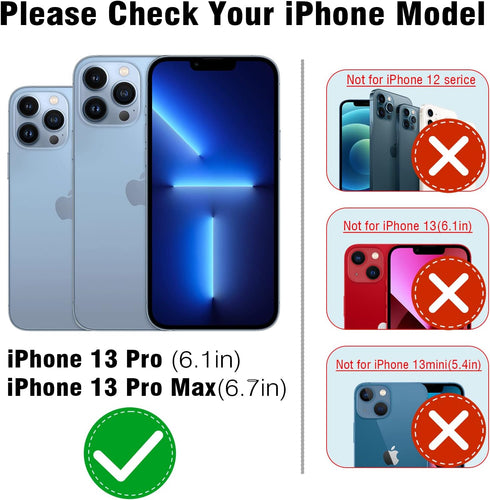 Xfilm Bling Diamond Camera Lens Protector for iPhone 13 Pro/iPhone 13 Pro Max, HD Clear Tempered Glass Camera Lens Protection Cover, Case Friendly, Scratch Proof (Diamond Silver)