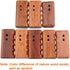 CAMVATE DSLR Wood Wooden Handle Grip Mount Support for DV Video Cage Rig (Left Hand) - 1242