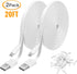 2 Pack 20FT Power Extension Cable for WyzeCam, Wyze Cam Pan, NestCam Indoor, Blink, USB to Micro USB Charging Cord
