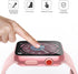 Misxi 2 Pack Hard PC Case for Apple Watch Series 2/3 38mm, Anti-Drop, Scratch Resistant, Lightweight, Rose Pink +