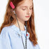 URIZONS 3.5mm Jack in-Ear Ear Buds Headphones with Mic, Tangle Free Cord, Heavy Sound Bass for Kids (12#)