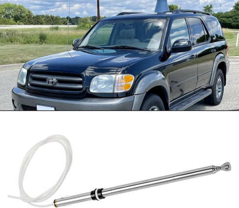 MODIGT Power Antenna Mast Compatible with 2001-2007 Toyota Sequoia SR5 / Limited,Replace Part