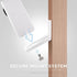 Screwless Tilted Wall Mount Kit for Wyze Cam Pan, VHB Stick On, Full Tilt & Pan Function, Strong Adhesive Mount, White