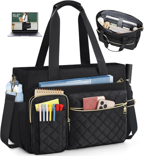 SDYSM Teacher Tote Bag 15.6 inch Laptop Bag Work Bags for Women Nurse