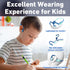 Kids Headphones Bluetooth 5.2 Air Conduction Open Ear, 85dB Volume Limiting, Stereo Sound with Mic, IPX5 Waterproof,