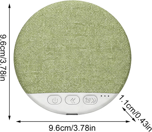 Generic 3.78x3.78x0.43 Inch Pillow Speaker, White Noise Device, Sleep Aid with Timer, Bedside Relaxation Gear, Bedroom