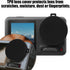 2pcs Black Lens Cap for Osmo Action 4 and Action 3, Flexible Lens Cover Protective Accessories