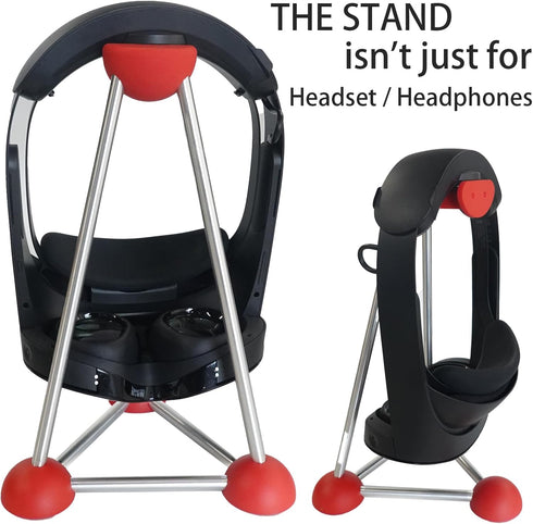 Headphone Stand, Desktop Earphone Holder for Gaming Headsets, Compatible with SteelSeries, Logitech, Sony, Red