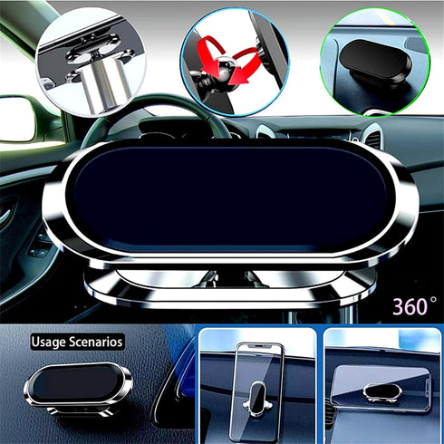 W-Tronics Phone.(Pack 1) Magnetic Car Phone Holder, Powerful Magnet Mount for Dash, Sticks to Any Dashboard for GPS