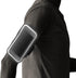 RevereSport Waterproof Running Armband for iPhone 12 Mini with Extra Pockets for Keys, Cash, and Cards, Black