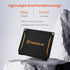 Foldable Solar Charger with 10W Solar Panels (5V 2A Max), USB-A Port for Cell Phone, iPad, Power Bank, IP67 Waterproof