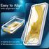 JETech 3-Pack Tempered Glass Screen Protector for Samsung Galaxy S22 5G 6.1", HD Clear, Fingerprint ID Compatible, Easy
