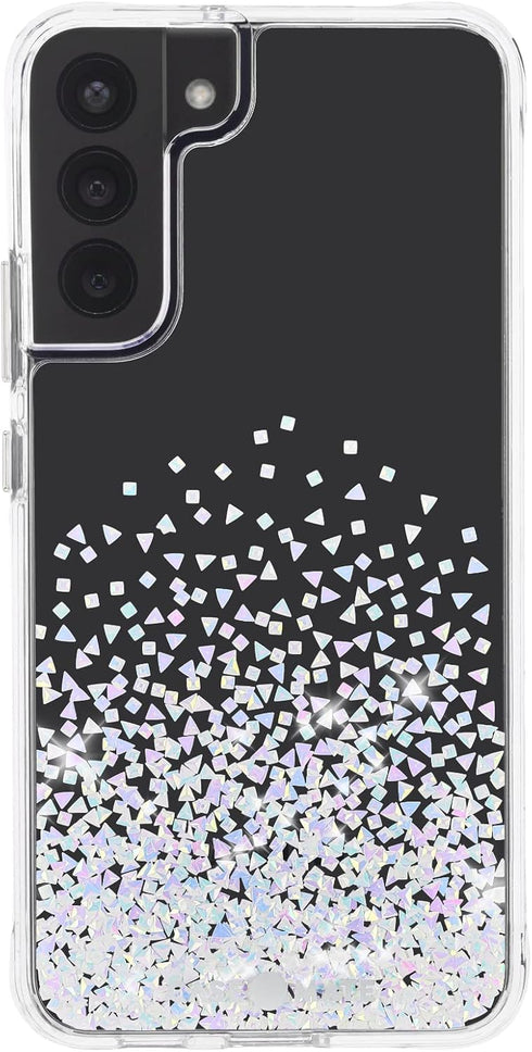Case-Mate Twinkle Ombre Case for Samsung Galaxy S22 Plus, Reflective Foil Elements, 10 ft Drop Protection, 6.6 Inch,