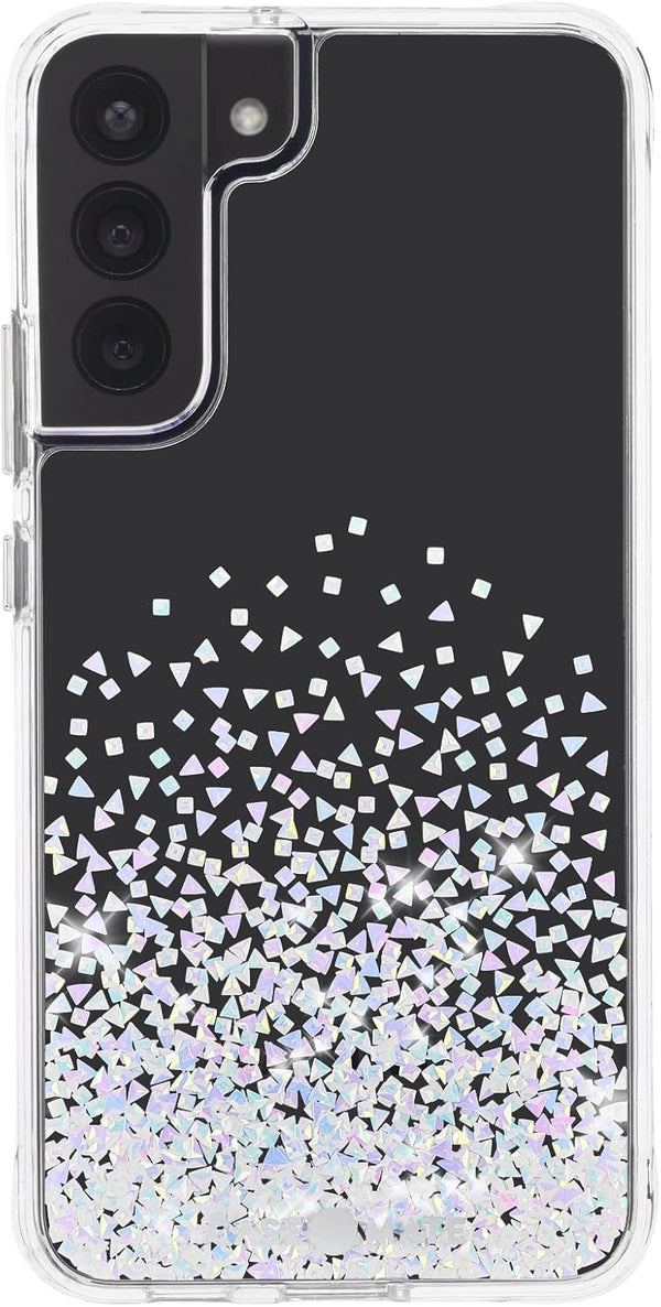 Case-Mate Twinkle Ombre Case for Samsung Galaxy S22 Plus, Reflective Foil Elements, 10 ft Drop Protection, 6.6 Inch,