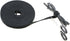 Reusable Fastening Tape Cable Ties - 3/4 Inch Double Side Hook Roll (5 Yard, Black Upgraded Version)