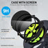 Suoman 2-Pack Waterproof Case for Samsung Galaxy Watch 6 44mm, Hard PC Bumper with Tempered Glass Screen Protector