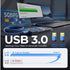 GGMTY 1.5FT, 3.0 3.0 USB to USB Cable Durable Braided USB Male to Male Type A to Type A Cable Data Transfer Compatible