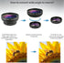 RayHenry 2 1, 0.45X 12.5X Phone Camera Lens Kit in Wide Angle Lens+ Macro Lens, Cell Phone Len Attachments Accessory
