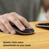 VssoPlor Wireless Mouse, 2.4G Slim Portable Computer Mice with Nano Receiver for Notebook, PC, Laptop, Computer (Black