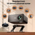 3-in-1 180 1/4" Adjustable Projector Mount Stand Universal Ceiling/Wall/Table Mount with Dual-Axis Rotation, Multi-Hole