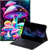 Gorgeous Mushrooms Keyboard Case for Kindle Fire HD 10 and Fire HD 10 Plus 11th Generation 2021 with Detachable