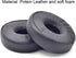 N60NC BT Ear Pads Replacement Protein Leather and Soft Foam for AKG N60NC Wireless Bluetooth Headphone (Black)