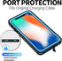 BEASTEK NRE Series Waterproof Case for iPhone Xs MAX, Shockproof IP68 Full Body Cover with Built-in Screen Protector
