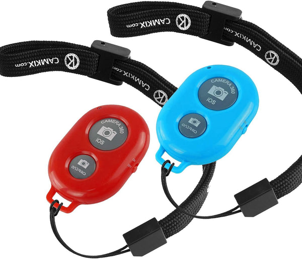 CamKix Camera Shutter Remote Control with Bluetooth Technology - 2 Pack for Amazing Photos and Videos Hands-Free for