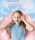 85/94dB, Bywulanda Kids Headphones with LED Lights for School, Upgrade USB Type C Kid Headphone with Microphone, Volume