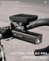 ROCKBROS Out-Front Bike Computer Mount - Aluminum Integrated Bicycle Computer Mount Compatible with Garmin, Bryton, Go