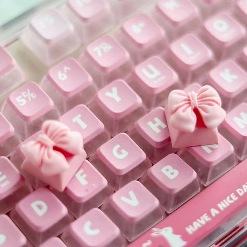 Cute Bow-Ties Keycap, 1pcs Custom OEM R4 Profile ESC-Key for Cherry MX Switches Mechanical Gaming Keyboard