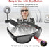 Tangxi 1080P Camera Glasses, HD Video Camera Sunglasses for Men Women, Anti Shake & Wide Angle Lens Action Camera