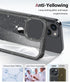 MIODIK iPhone 15 Plus Case - Clear Glitter, Shockproof, with 2 Screen & Camera Lens Protectors - Black, No Yellowing.