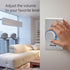 100W 3 12-Position, Herdio Volume Control Knob for Speakers, Flush in Wall Volume Controller with Independent Plate