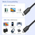 Pofesun USB C to Micro USB Cable 1FT, 3Pack Braided Fast Charging Cord Compatible with Samsung Galaxy S8, S9, Pixel