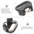 4 Sets Metal Triangle Split Ring Hooks for Camera Straps with Brackets, Heavy-Duty Triangle Ring Hooks for Mirrorless