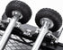 JGGZONE 4 1/24 SCX24 GX470 AXI00001 C10 FCX24 RC Trailer for Hauling Behind Car Heavy Duty Metal Flatbed Trailer