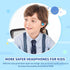 Open Ear Bluetooth Wireless Headphones with MIC for Children, Ultra-Light and Portable (Navy Blue)