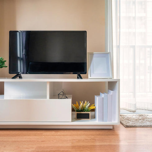UTHCLO TV Support Stand Bracket with Screws Desktop TV Pedestal Feet Base Suitable for Living Room and Office Use