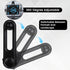 Exircy 17mm 2.04 Inch 360-Degree 17mm Ball Mount Extension Arm, Adjustable Length, Ball Mount Rotatable Extension
