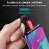 etguuds 2-Pack Short USB C Cable 1ft, 4.2A Fast Charging, Nylon Braided, Compatible with Samsung Galaxy S20, S10, Note