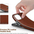 LOHASIC Luxury Leather iPhone 11 Pro Max Case - Slim Designer Soft Leather Cover, Brown