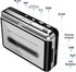 Cassette MP3 Personal Player, Convert Tape to Digital, Walkmaner Portable Tape Recorder with Auto-Reverse, Headphone