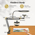 TONOR Overhead Ring Light Kit, 10" Ringlight with Heavy Duty Boom Arm and Phone Holder